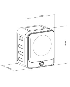 GREENBLUE SUSZARKA ELEKTRYCZNA BĘBNOWA DO UBRAŃ 3KG WSAD GB415