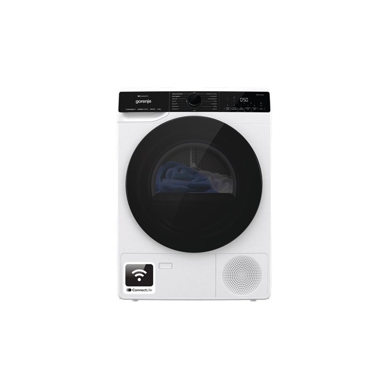 Suszarka do ubrań | DPNA83WIFI | klasa efektywności energetycznej A+++ | Ładowanie z przodu | 8 kg | LED | Głębokość 62.5 cm |