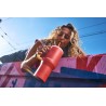 Kubek termiczny z teleskopową słomką Kambukka Rio Tumbler 950ml Pink Papaya