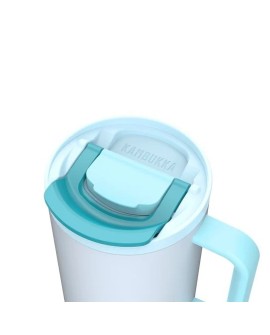 Kubek termiczny z teleskopową słomką Kambukka Rio Tumbler 950ml Frosty Coconut