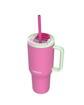 Kubek termiczny z teleskopową słomką Kambukka Rio Tumbler 950ml Bubblegum Mint