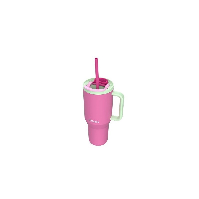 Kubek termiczny z teleskopową słomką Kambukka Rio Tumbler 950ml Bubblegum Mint