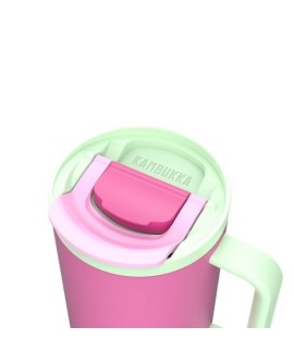 Kubek termiczny z teleskopową słomką Kambukka Rio Tumbler 950ml Bubblegum Mint