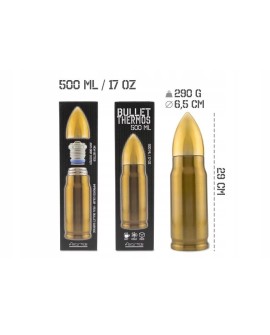 Termos Bullet Brass nabój 500 ml