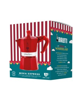 Bialetti kawiarka Winter Wonderland 3TZ czerwona