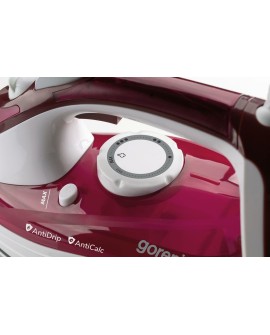 Gorenje SIH3000RBC żelazko Żelazko parowe Płyta ceramiczna 3000 W Czerwony