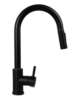 Zestaw - Zlewozmywak PYRAMIS CAMEA (79x50) 1B 1D R + Bateria IDEA Black Edition - 070168502BE - Volcano