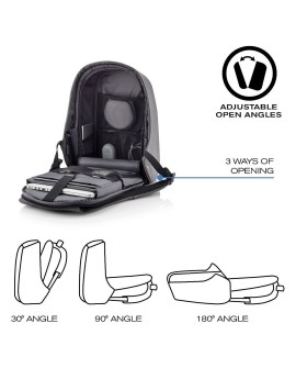 XD DESIGN PLECAK ANTYKRADZIEŻOWY BOBBY HERO XL SZARY P/N: P705.712