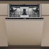 Zmywarka Whirlpool W7I HF60 TU do zabudowy 59.8 cm, 15 kompletów, 8 programów, klasa energetyczna A, czarna