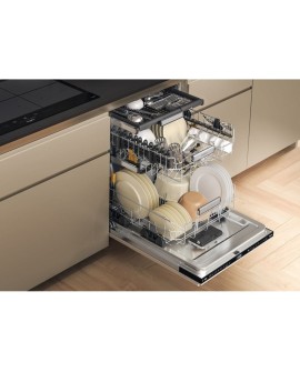 Zmywarka Whirlpool W7I HF60 TU do zabudowy 59.8 cm, 15 kompletów, 8 programów, klasa energetyczna A, czarna