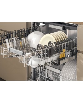 Zmywarka Whirlpool W7I HF60 TU do zabudowy 59.8 cm, 15 kompletów, 8 programów, klasa energetyczna A, czarna