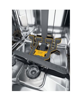 Zmywarka Whirlpool W7I HF60 TU do zabudowy 59.8 cm, 15 kompletów, 8 programów, klasa energetyczna A, czarna