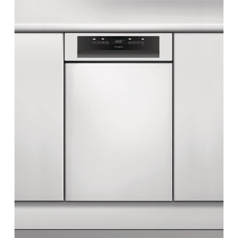 Zmywarka do zabudowy Whirlpool WSBO 3O23 PF X (szer. 44.5cm Panel otwarty kolor czarno-srebrny)