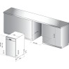 Zmywarka do zabudowy Whirlpool WSBO 3O23 PF X (szer. 44.5cm Panel otwarty kolor czarno-srebrny)