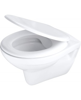 Miska WC z deską bezkołnierzowa
