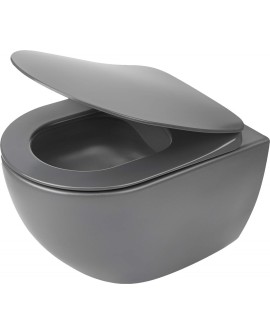 Miska WC z deską bezkołnierzowa