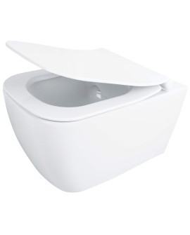 Miska WC z deską bezkołnierzowa