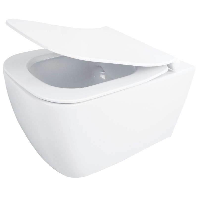 Miska WC z deską bezkołnierzowa