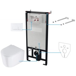 Zestaw WC podtynkowy 6 w 1
