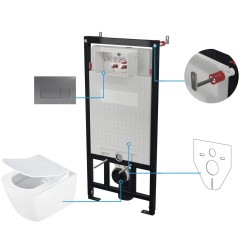 Zestaw WC podtynkowy 6 w 1