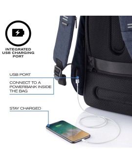 XD DESIGN PLECAK ANTYKRADZIEŻOWY BOBBY HERO XL GRANATOWY P/N: P705.715