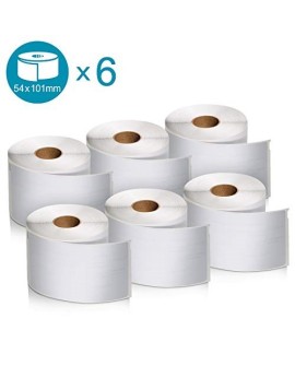 Etykiety adresowe Advantage Pack 6 rolek po 220 etykiet 54x101 białe