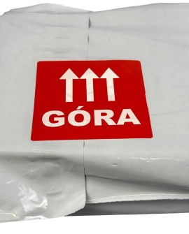 BSTech Etykieta samoprzylepna "GÓRA" 80mmx80mm 1000 szt