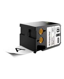 Taśma winylowa DYMO XTL permanentna/czarna, 54mm x 7m