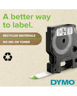 DYMO D1 - Standard Etykiety - Czarno na białym - 24mm x 7m