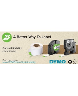 DYMO D1 - Standard Etykiety - Czarno na białym - 24mm x 7m