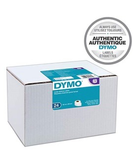 DYMO LW Large Address Labels 36 x 89 mm S0722390 Balta Lipni spausdintuvo etikete