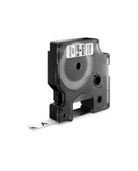 Taśma D1 9x7mm czarna na białym/Advantage Pack 10 szt.