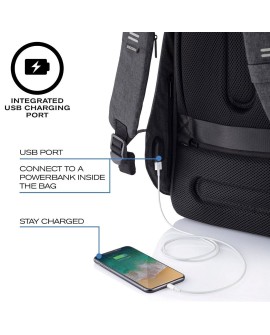 XD DESIGN PLECAK ANTYKRADZIEŻOWY BOBBY HERO XL CZARNY P/N: P705.711
