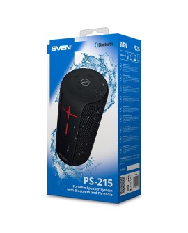 SVEN PS-215 głośnik przenośny / imprezowy Głośnik mono przenośny Czarny 12 W