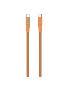 Kabel do ładowania Havit Typ C CB6254 pomarańczowy