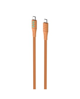Kabel do ładowania Havit Typ C CB6254 pomarańczowy