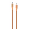 Kabel do ładowania Havit Typ C CB6254 pomarańczowy