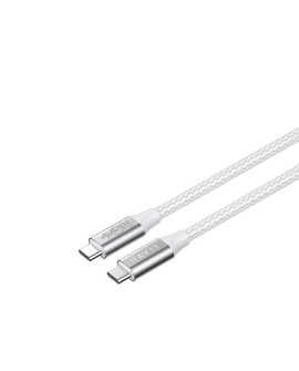 Kabel Havit Typ C-Typ C CB6290 (biały/szary 100cm)