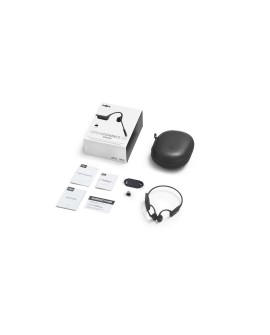 Słuchawki bezprzewodowe kostne Shokz OpenComm2 USB-C + adapter USB-C czarne