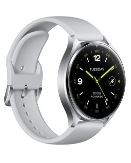 Xiaomi Watch 2 3,63 cm (1.43") AMOLED 46 mm Cyfrowy 466 x 466 px Ekran dotykowy Srebrny Wi-Fi GPS