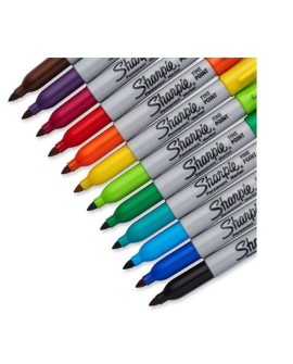 Sharpie Fine marker 18 szt. Końcówka cienka Wielobarwny