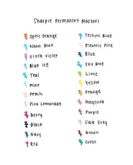 Sharpie Fine marker 18 szt. Końcówka cienka Wielobarwny