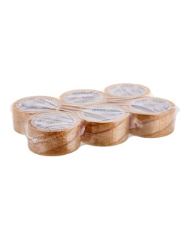 BSTech taśma klejąca Solvent Transparent 48mmx66m 6 szt