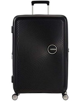 Mała kabinowa walizka American Tourister Soundbox EXP - bass black