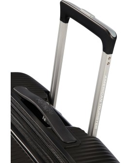 Mała kabinowa walizka American Tourister Soundbox EXP - bass black