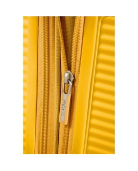 Kabinowa walizka American Tourister Soundbox EXP - golden yellow