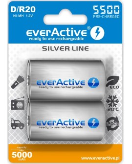 Zestaw akumulatorków everActive EVHRL20-5500 (5500mAh Ni-MH)