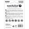 Zestaw akumulatorków everActive EVHRL20-5500 (5500mAh Ni-MH)