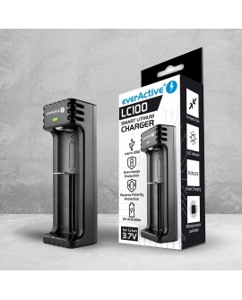 EVERACTIVE ŁADOWARKA DO AKUMULATORÓW CYLINDRYCZNYCH LI-ION LC100