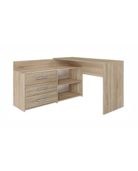 Biurko narożne + komoda DANY 120x50xH76 sonoma
